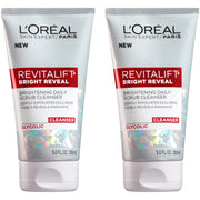 L'Oreal Paris frente del limpiador mostrando diseño y beneficio luminosidad