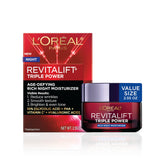L'Oreal Paris jar front view showing elegant packaging and anti-aging promise