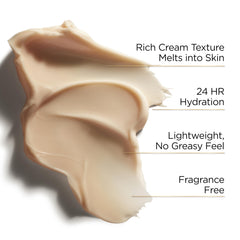 L'Oreal Paris textura cremosa en detalle para hidratación profunda