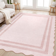 LORWER alfombra frontal rosa mostrando estilo y confort