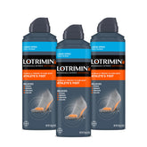 Lotrimin spray frontal mostrando el envase y su formato - alivio rápido