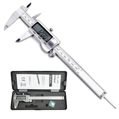LOUISWARE calibrador digital frontal mostrando inicio de escala y carcasa robusta