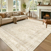 LoùtiRoot Home alfombra frontal beige mostrando diseño vintage y confort