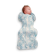 Love to Dream front view of Mini Koalas sleep sack showing snug shoulders and print benefit