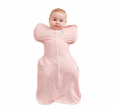 Love to Dream Swaddle Up front packaging in pink showing product design and fast identification