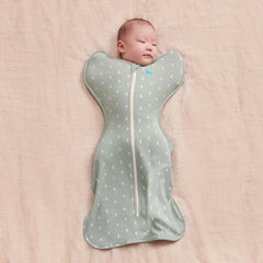 Love to Dream Swaddle Up back detail showing arms-up shape and comfort