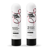 Love Ur Curls frontal del pack mostrando botella y etiqueta beneficios claros