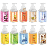 Lovery frontal pack 10 mostrando botellas y variedad de aromas, limpieza práctica