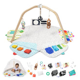 Lovevery play gym front setup showing full kit and engaging layout