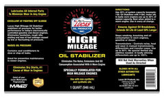 LUCAS OIL vertido en motor para mostrar aplicación fácil y segura