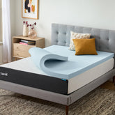 LUCID topper empaquetado en caja mostrando facilidad de envío y conveniencia
