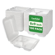 Lucklot front view clamshell showing neat presentation and eco design