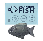 Lucky Iron Fish vista frontal mostrando diseño compacto y seguridad