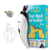 LuckyTail vista frontal del dispositivo, control silencioso y diseño ergonómico
