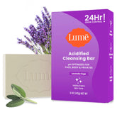 Lume barra lavanda frontal mostrando su formato compacto y aroma clásico