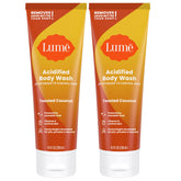 Lume front packaging showing toasted coconut scent and product benefits