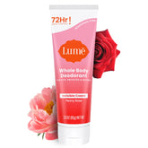 Lume tubo frontal Peony Rose mostrando diseño y beneficio de control de olor