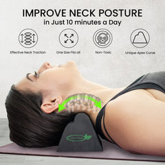 Lumia Wellness detalle del contorno que simula curvatura cervical para alivio