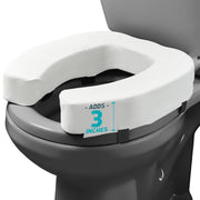 Lunderg front view elevated seat showing secure, comfortable lift
