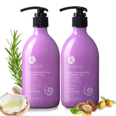 Luseta front packaging showing matching shampoo and conditioner for defined curls