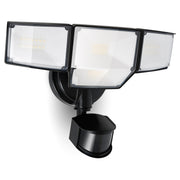 LUTEC foco frontal cuatro cabezas, iluminación potente y amplia cobertura