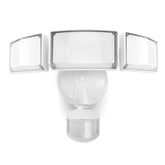 LUTEC front view three-heads showing wide coverage and bright output