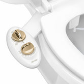 LUXE Bidet NEO 120 frontal mostrando diseño elegante y beneficio estético