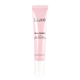 LUXE primer frente del envase mostrando diseño y beneficio de perfección