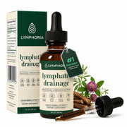 LYMPHORIA front bottle view showing label and clean design, promotes quick recognition