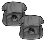 Lynmark front view protector showing full seat coverage and quick cleanup benefit