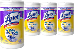 Lysol frente del envase mostrando etiqueta y aroma cítrico, práctico y listo para usar
