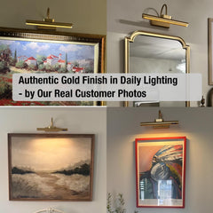LYTARA mounted over painting showing enhanced artwork visibility