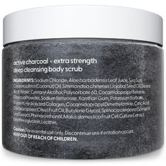 M3 Naturals ingredient collage with charcoal, coconut oil, collagen