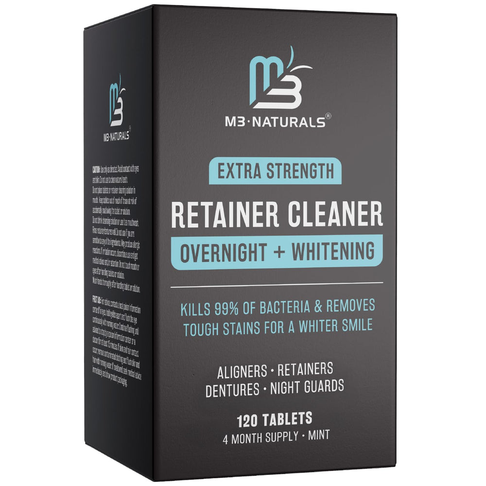 M3 Naturals frontal del paquete con 120 tabletas, opción de cuatro meses