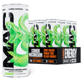 MAC Energy front can showing bold green apple benefit of refreshing taste