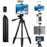 MACTREM tripod fully extended showing stable tall support