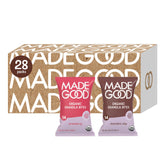 MadeGood empaque frontal mostrando variedad y conveniencia