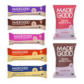 MadeGood front packaging showing variety pack and convenience benefits