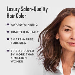 Madison Reed before-and-after roots photo showing effective gray coverage