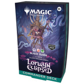 Magic: The Gathering frente del empaque mostrando el mazo Blight Curse y facilidad de juego