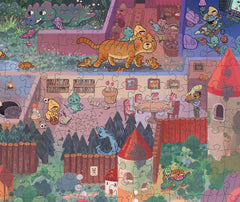 The Magic Puzzle Company varias personas montando el puzzle fomentando colaboración