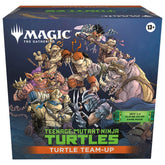 Magic: The Gathering box front showing Teenage Mutant Ninja Turtles artwork and set title, showcasing collectible appeal