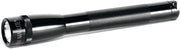 MagLite mini pro delantera mostrando acabado negro y potencia