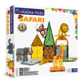 MAGNA-TILES vista frontal del empaque mostrando las 25 piezas y figuras, ideal para regalar