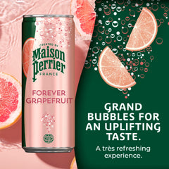 Maison Perrier detalle de lata con textura metálica y burbujas para elegancia