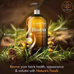 Majestic Pure etiqueta detallada con ingredientes claves y beneficios claros