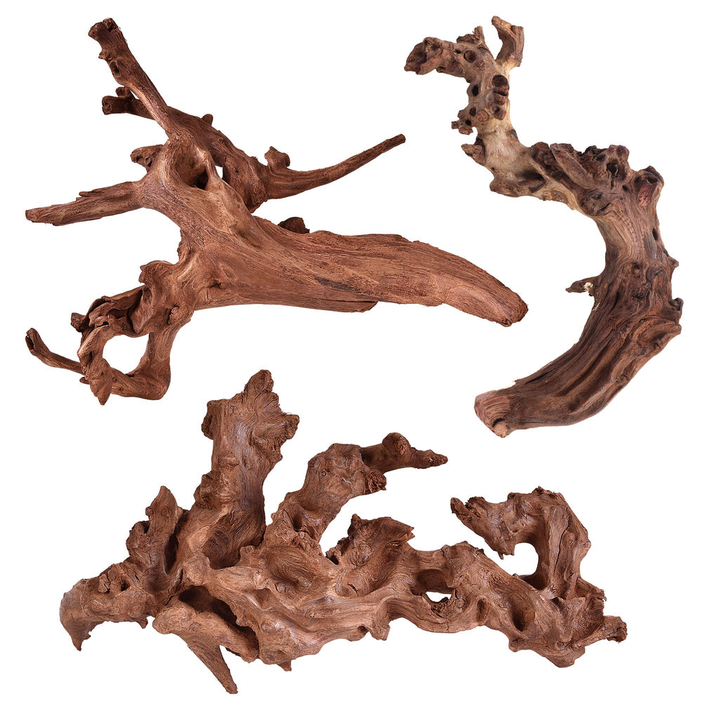 majoywoo front view driftwood showing natural shape and decorative impact