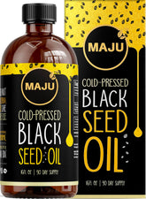 Maju Superfoods botella frontal mostrando etiqueta y volumen, confianza en calidad