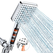 MakeFit front view handheld shower head showing sleek design and easy grip for better control