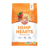 Manitoba Harvest frente del paquete 5 lb mostrando envase y ventaja de almacenamiento